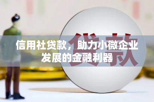 汶上信用社贷款，助力小微企业发展的金融利器