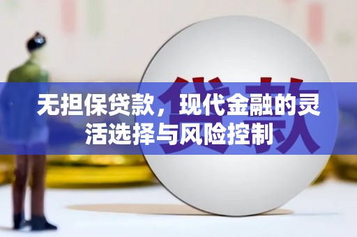 汶上无担保贷款，现代金融的灵活选择与风险控制