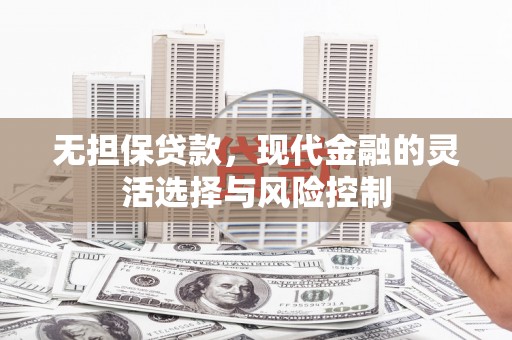 汶上无担保贷款，现代金融的灵活选择与风险控制