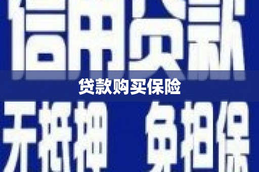 汶上贷款购买保险