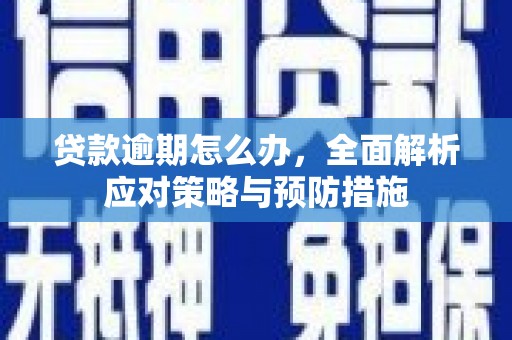 汶上贷款逾期怎么办，全面解析应对策略与预防措施