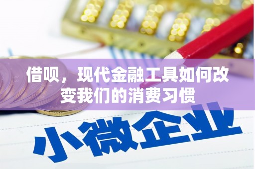 汶上借呗，现代金融工具如何改变我们的消费习惯
