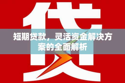 汶上短期贷款，灵活资金解决方案的全面解析