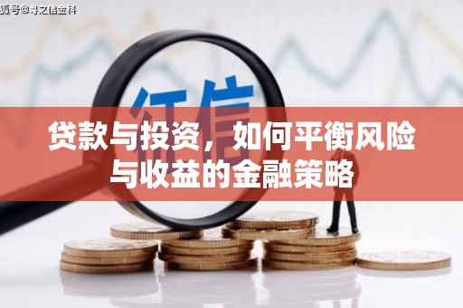 汶上贷款与投资，如何平衡风险与收益的金融策略