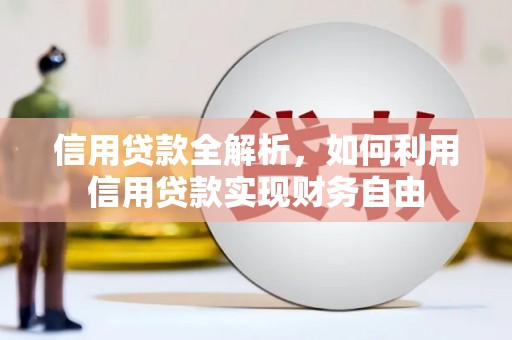 汶上信用贷款全解析，如何利用信用贷款实现财务自由
