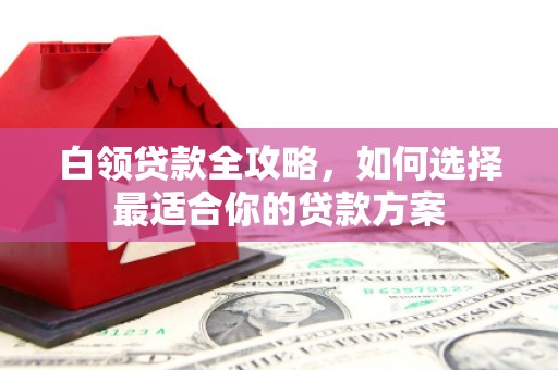 汶上白领贷款全攻略，如何选择最适合你的贷款方案